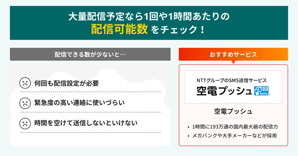 2025年】SMS送信サービス比較！選び方・導入目的別タイプ